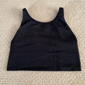 Victoria’s Secret Black Ribbed Sports Bra